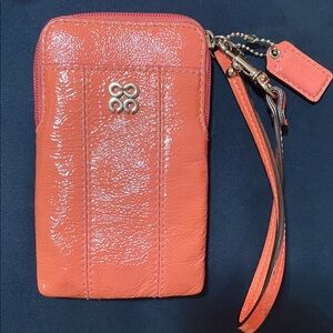 Coach Candy Pink Wristlet Wallet